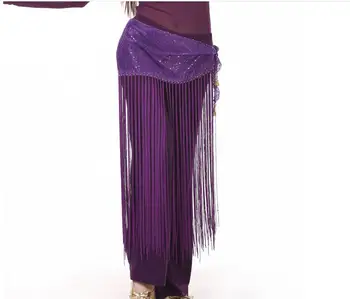 1 Gabalas Karšto Pardavimo diržai Egipto kostiumas hip-skara Indijos drabužių Ilgi kutai juosmens grandinės Moterų pilvo šokio šalikas