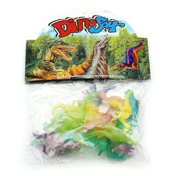 16pcs Juros periodo Dinozaurų Žaislas Noctilucent Pav Žaislai Dinozauras, Modelis, Modeliavimas Dragon Spindinčią Tamsoje