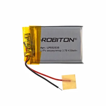 Li-jonų polimerų baterija lp552535 robiton, Li-Pol 